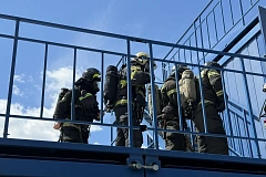 Сотрудники Управления по ЗАО ГУ МЧС России по г. Москве завершили проведение четырёхдневных пожарно-тактических учений в комплексе ТДК